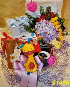Baby Gift - Flower Arrangement - CODE 41800